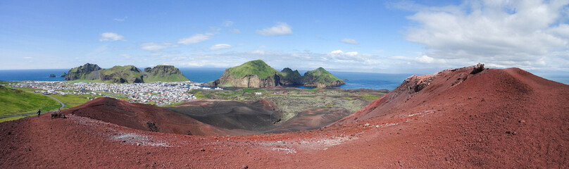 Vue depuis l'Eldfell (Vestmann) © gnapouthered
