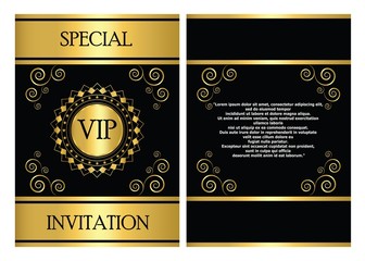 VIP Invitation Card Template