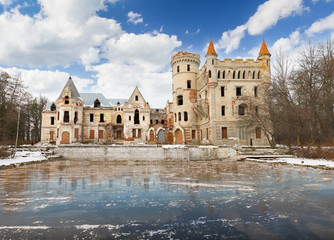 Fototapeta na wymiar Destroyed Medieval Russia Manor