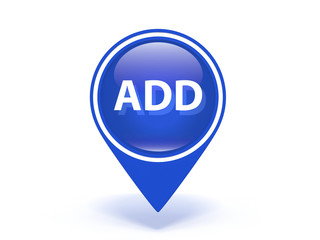 add pointer icon on white background