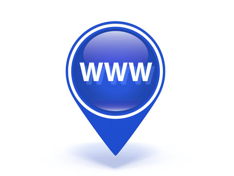 www pointer icon on white background
