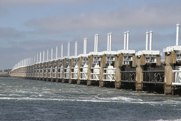 Storm surge barrier Oosterschelde