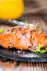 Smoked Salmon with spices