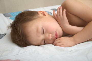 Obraz na płótnie Canvas boy sleeping