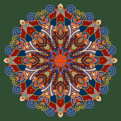 Circle lace ornament