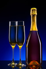 luxury champagne background