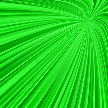 Green abstract ray background