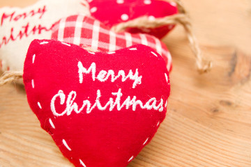 Christmas hearts