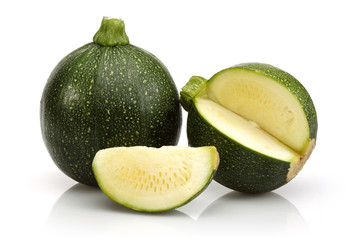 Fresh Zucchini and slices