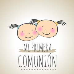 MI PRIMERA COMUNIÓN