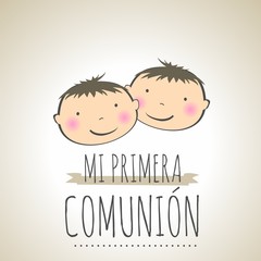 MI PRIMERA COMUNIÓN
