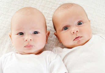 two beautiful baby