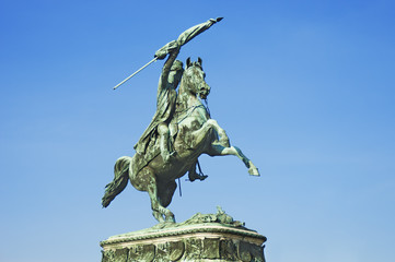 Equestrian monument of Archduke Charles in Vienna