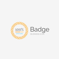 Thin line neat design logo, premium quality stamp