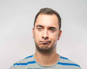 Obraz premium resentful man