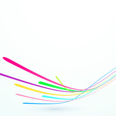 Bright speed stream lines background template