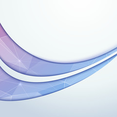 Crystal stream structure wave background template