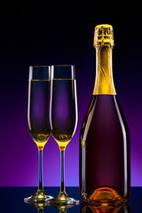 luxury champagne background