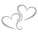"Two Golden Hearts" Stockfotos und lizenzfreie Vektoren auf
