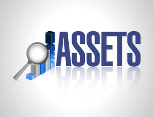 assets business graph illustration