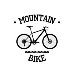 Mountain bike emblem