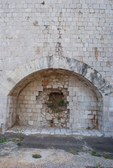 Fototapeta na wymiar Fortified wall