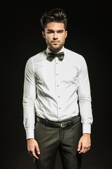 Young business posing for the camera.