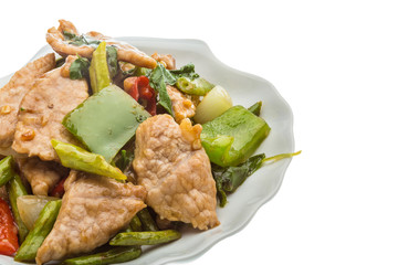 Pork with vegetables