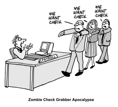 Zombie Check Grabber Apocolypse