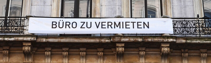 Fototapeta premium büro zu vermieten