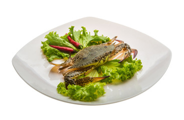 Raw crab