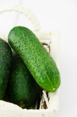Close up of a cucumber