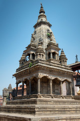 Fototapeta na wymiar Batsala Temple on a Durbar square of Bhaktapur, Nepa