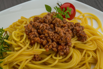 Spaghetti bolognese