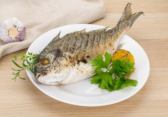 Grilled dorado