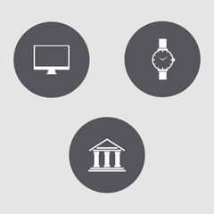 Mini set - business symbols.
