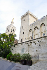 Fototapeta na wymiar Palais des papes d'Avignon
