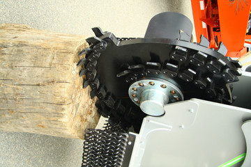 Machine for examination stumps