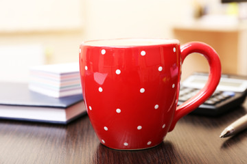Cup of tea in office