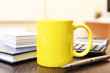 Cup of tea in office