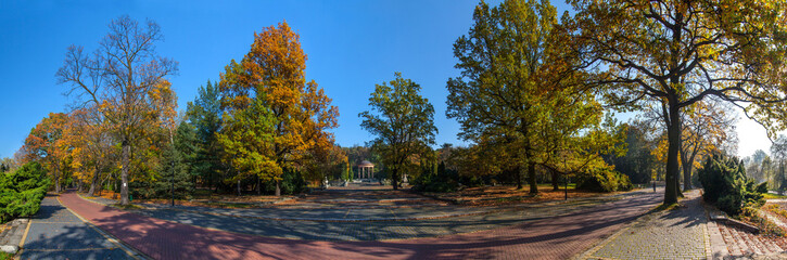 Autumn scene in the park.