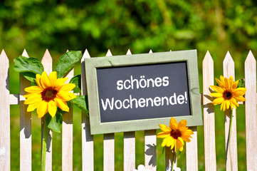 schönes wochenende