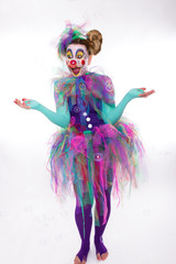 Clown mit Seifenblasen