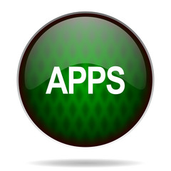 apps green internet icon