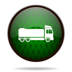 truck green internet icon