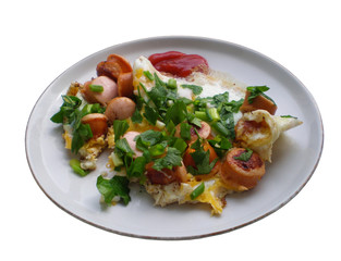 Breakfast on a plate