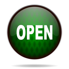 open green internet icon