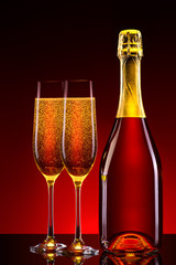 luxury champagne background