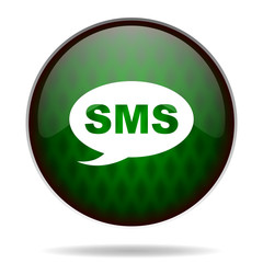 sms green internet icon