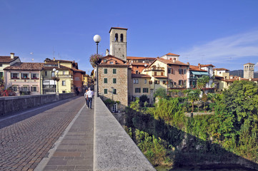 Fototapeta na wymiar Cividale del Friuli - ponte del Diavolo